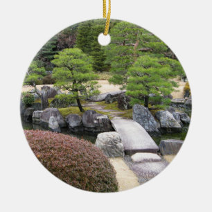 Japanischer Garten 日 本 庭 園 Keramik Ornament