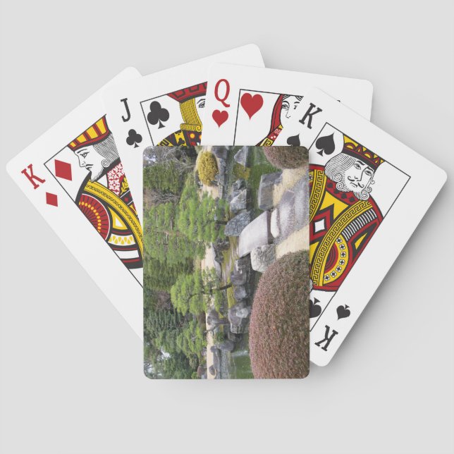 Japanischer Garten 日 本 庭 園 Spielkarten (Rückseite)