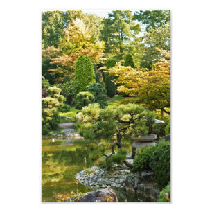 Japanischer Garten Foto Print