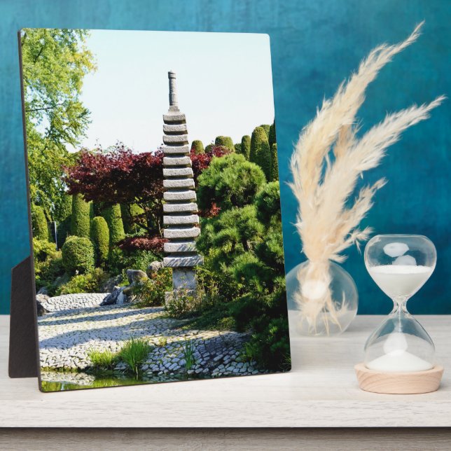 Japanischer Garten Fotoplatte (Seite)