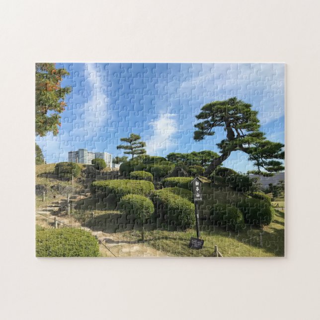 Japanischer Garten Hill Puzzle (Horizontal)