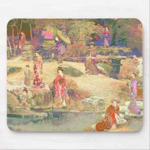 Japanischer Garten II / Waschmaschine Mousepad