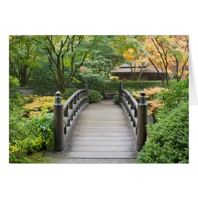 Japanischer Garten im Herbst (Vorderseite (Horizontal))