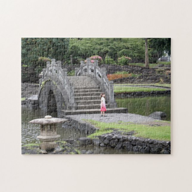 Japanischer Garten in Hilo, Hawaii Puzzle (Horizontal)
