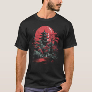 Japanischer Garten Japan Liebhaber Tokio Pagode So T-Shirt