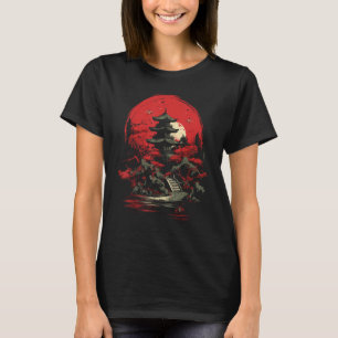 Japanischer Garten Japanische Kunst Grafische T-Sh T-Shirt