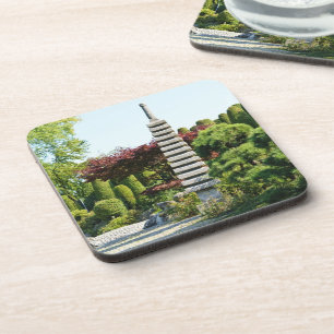 Japanischer Garten-Korkuntersetzer Getränkeuntersetzer