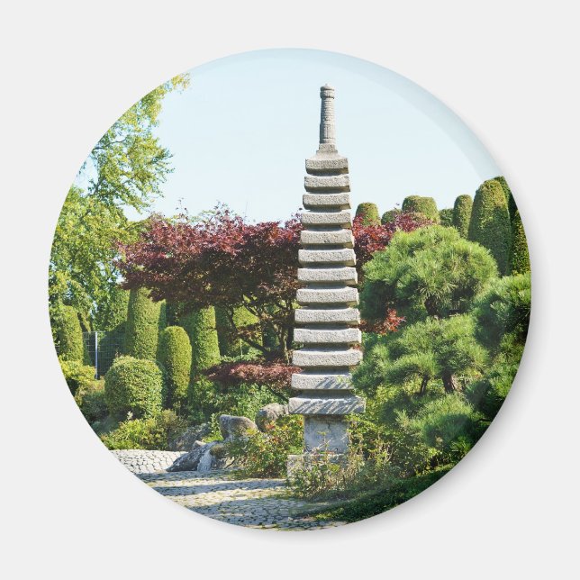 Japanischer Garten Magnet (Vorne)