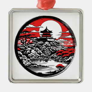 Japanischer Garten Ornament Aus Metall