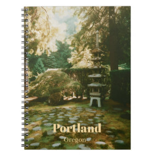 Japanischer Garten, Portland, Oregon Souvenir Notizblock