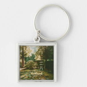 Japanischer Garten, Portland, Oregon Souvenir Schlüsselanhänger