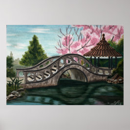 japanischer Garten Poster
