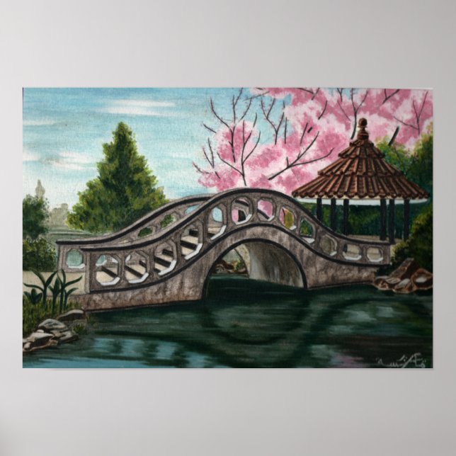 japanischer Garten Poster (Vorne)