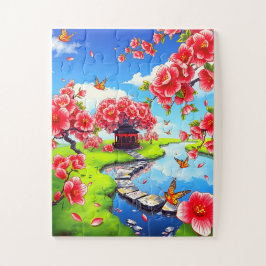 Japanischer Garten Puzzle