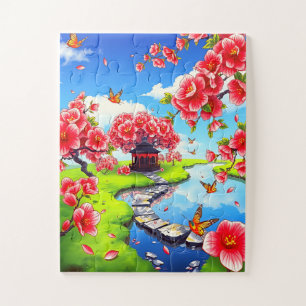 Japanischer Garten Puzzle