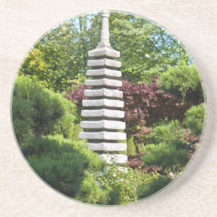 Japanischer Garten Sandstein Untersetzer
