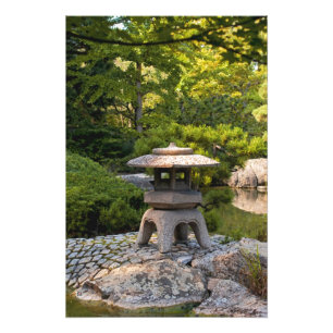 Japanischer Garten - Traditionelle Ästhetik  Fotodruck