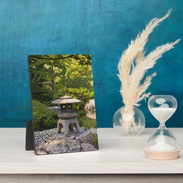 Japanischer Garten - Traditionelle Ästhetik  Fotoplatte (Seite)