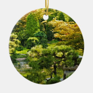 Japanischer Garten - Traditionelle Ästhetik Keramik Ornament