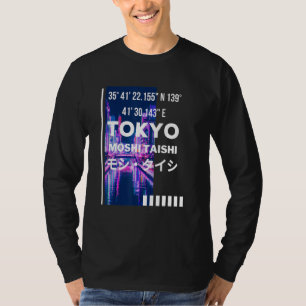 Japanischer Glitch Cyberpunk Tokio Streetwear Ästh T-Shirt