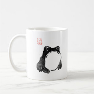 Japanischer Grumpy Frosch Toad Unbeeindrucktes Tie Kaffeetasse