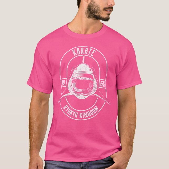 Japanischer Hai - Karate-Geschenk T-Shirt (Vorderseite)