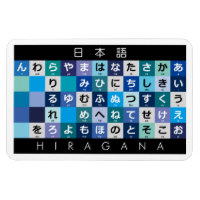 Japanischer Hiragana-Tisch