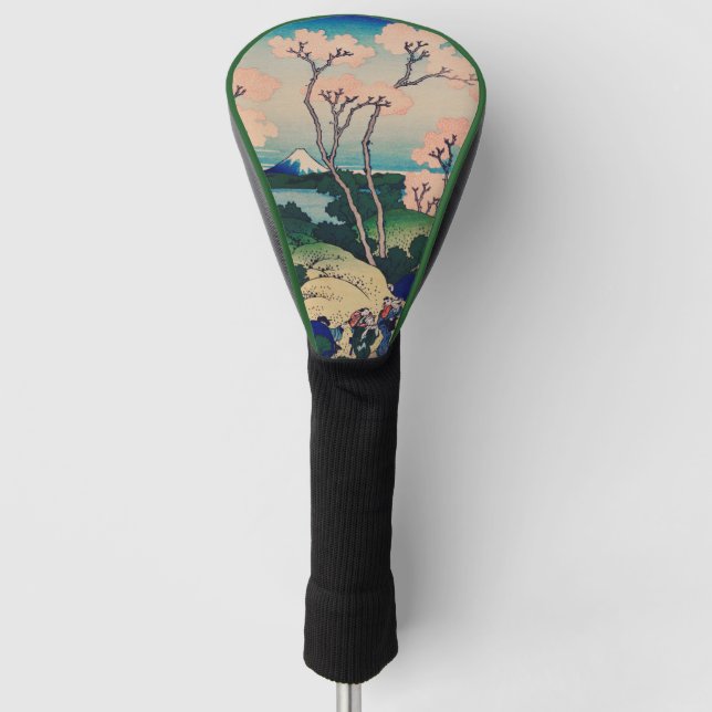 Japanischer Holzblock Kunst, Dichtung und Musik Golf Headcover (Vorderseite)