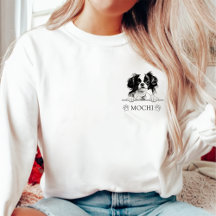 Japanischer Hund Personalisiert Zeichnend Hand