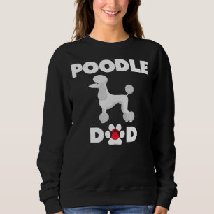 Japanischer Hund Poodle Vater Angepasst Sweatshirt