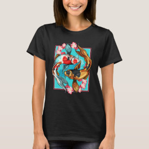 Japanischer Japan Koi Karpfen Nishikigoi Fisch Kir T-Shirt