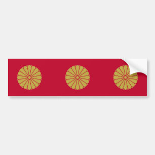 Japanischer Kaiser, Japan-Flagge Autoaufkleber
