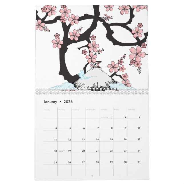 Japanischer Kalender:: SPEZIELLE KUNST Kalender (Jan 2026)