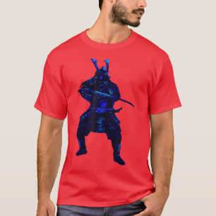 Japanischer Kalter Blutkrieger Samurai Schwertkämp T-Shirt