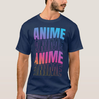 Japanischer Kawaii Manga Anime Fan retro T-Shirt