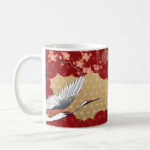 Japanischer Kimono Kirschblüten Kaffeetasse