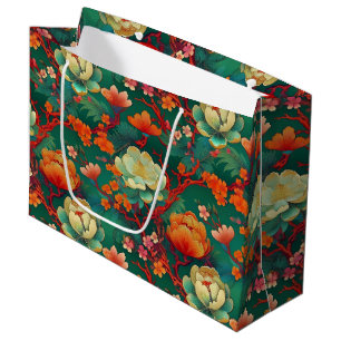 Japanischer Kimono Muster Geschenktasche Große Geschenktüte