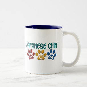 JAPANISCHER KINN Mama-Tatzen-Druck 1 Zweifarbige Tasse