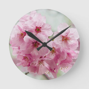 Japanischer Kirschblossom, Wall-Uhr Runde Wanduhr