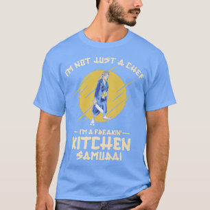 Japanischer Koch Japan Samurai Kochen Koch Gericht T-Shirt
