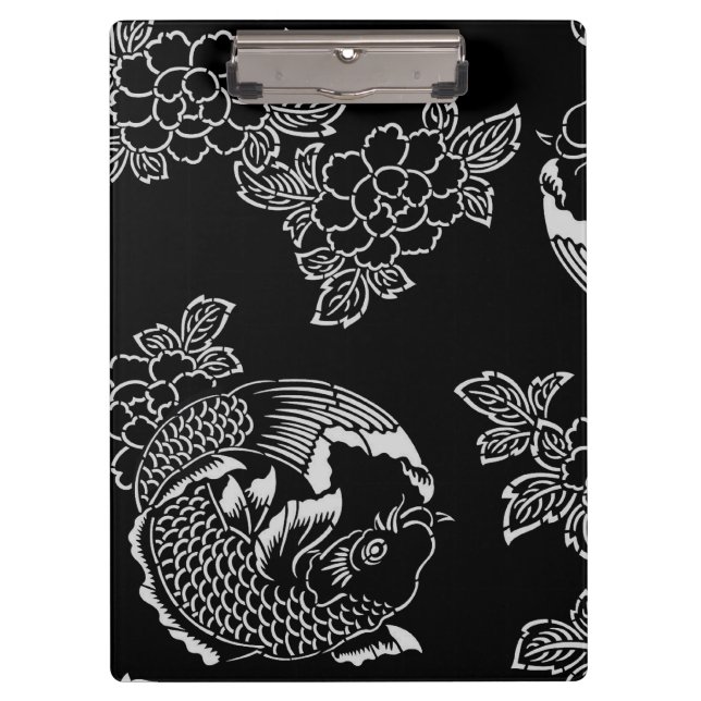 Japanischer Koi(Carp) Tattoo Klemmbrett (Vorderseite)