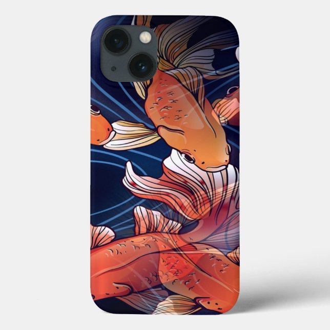 Japanischer Koi Fisch Case-Mate iPhone Hülle (Rückseite)