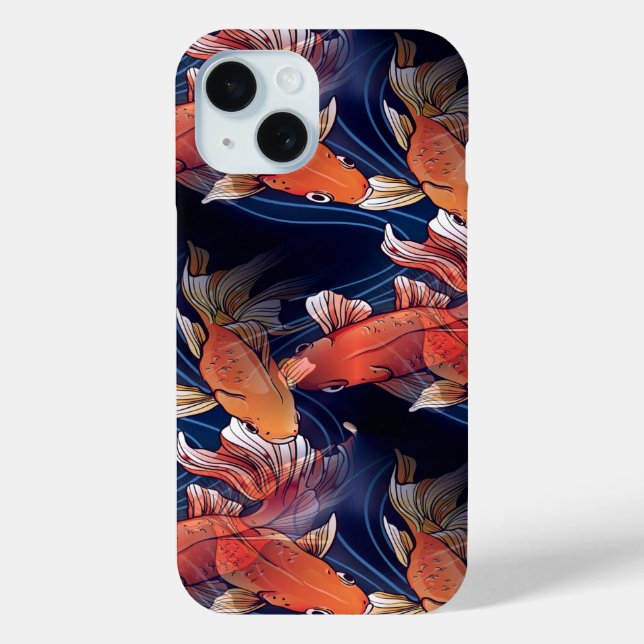 Japanischer Koi Fisch Case-Mate iPhone Hülle (Rückseite)