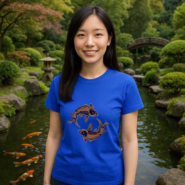 Japanischer Koi Fisch T-Shirt (Von Creator hochgeladen)