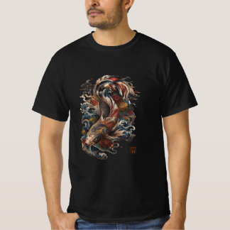 Japanischer Koi-Fisch | Traditionelle japanische T T-Shirt