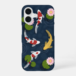 Japanischer Koi-Fischteich iPhone 16 Hülle
