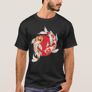 Japanischer Koi Fish Art Fish Bauer Aquakultur T-Shirt