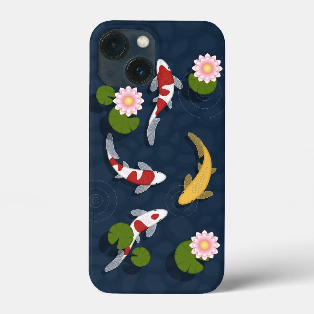 Japanischer Koi Fish Pond Case-Mate iPhone Hülle (Rückseite)