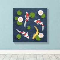 Japanischer Koi Fish Pond