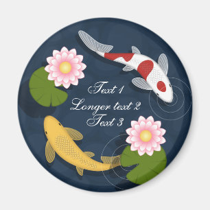 Japanischer Koi Fish Pond Magnet